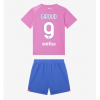 AC Milan Olivier Giroud #9 Tredje Dräkt Barn 2023-24 Kortärmad (+ Korta byxor)